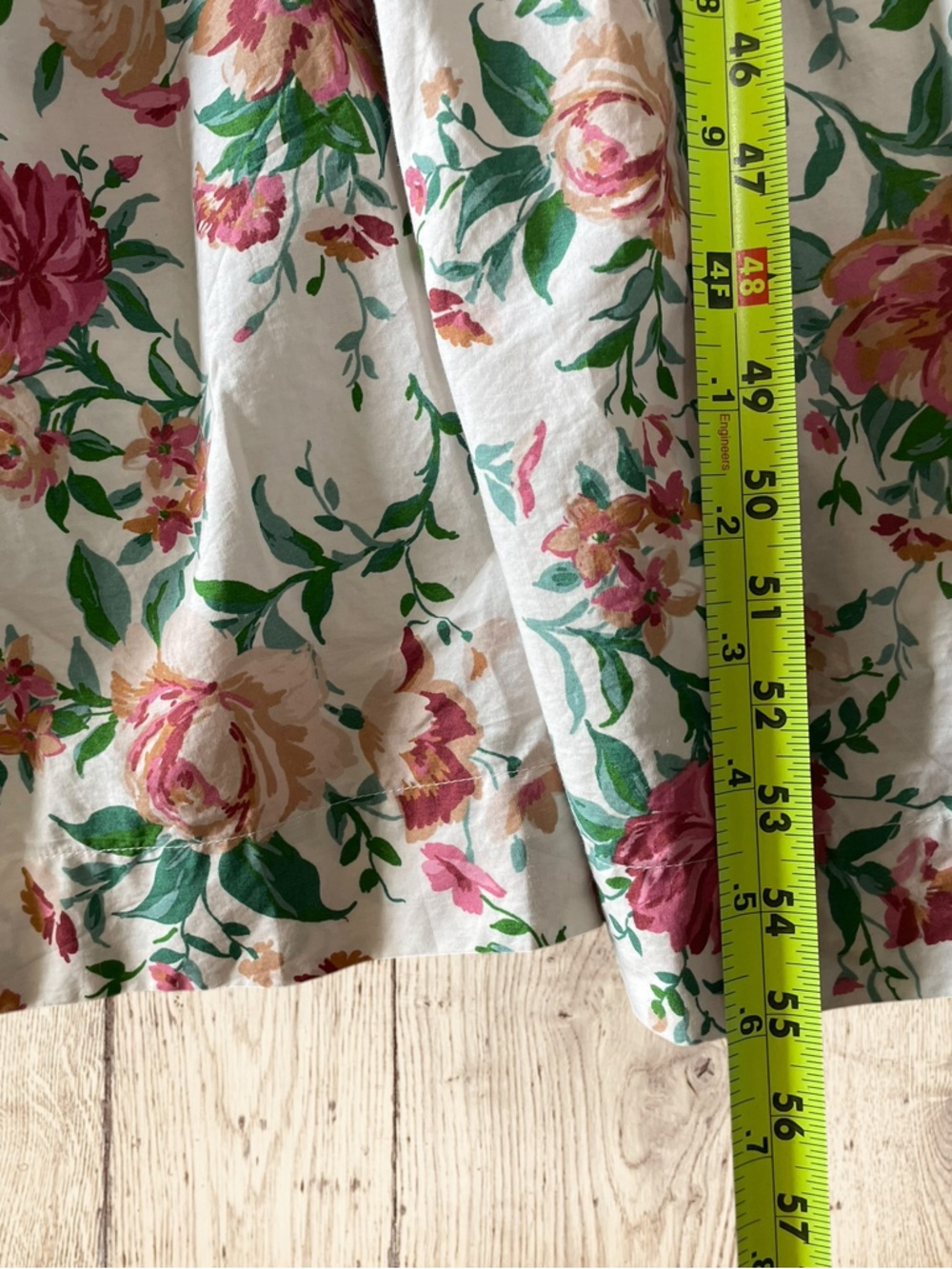 Anthropologie Floral Somerset Maxi Dress in Ivory and Pink 2X - Picture 9 of 11